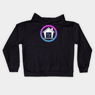 Stay Home with Family Kids Hoodie